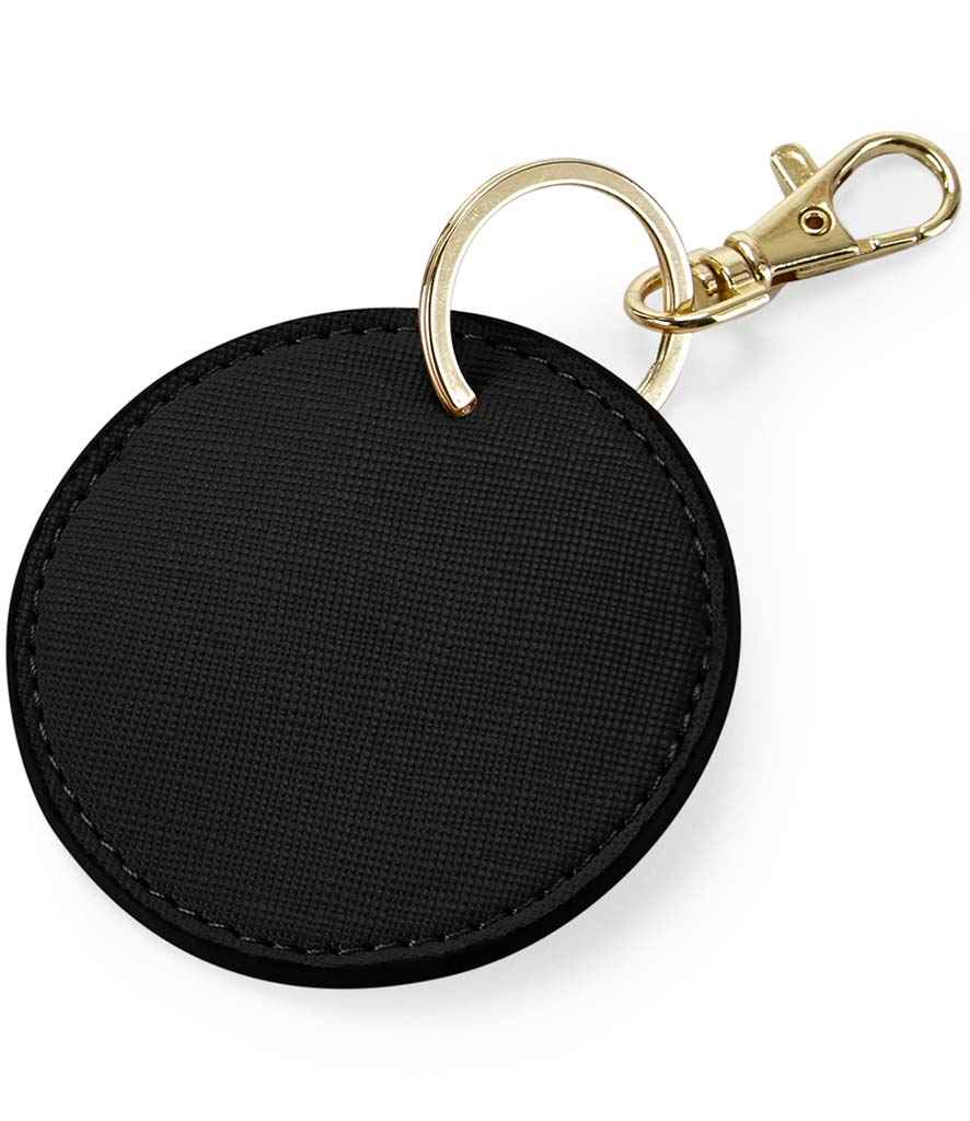 BagBase Boutique Circular Key Clip | Black