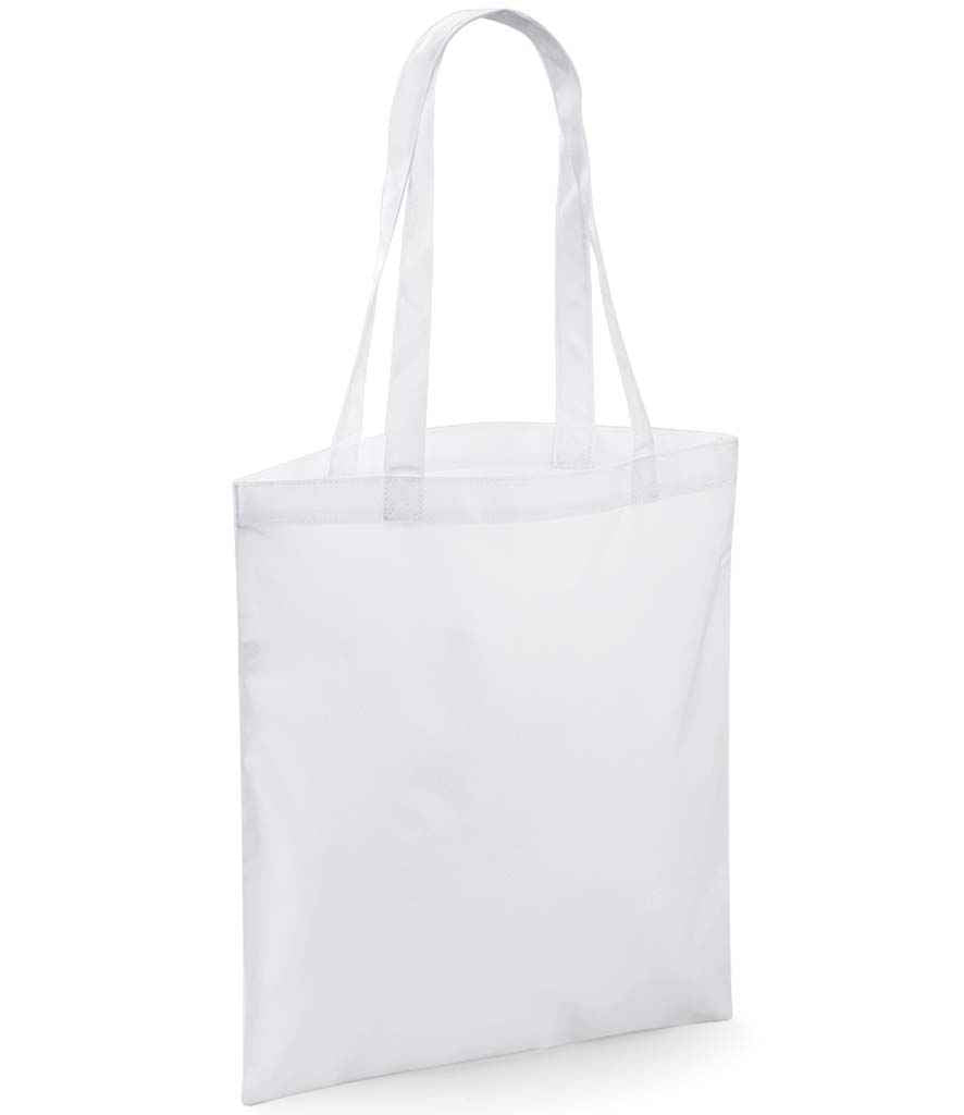 BagBase Sublimation Shopper | White