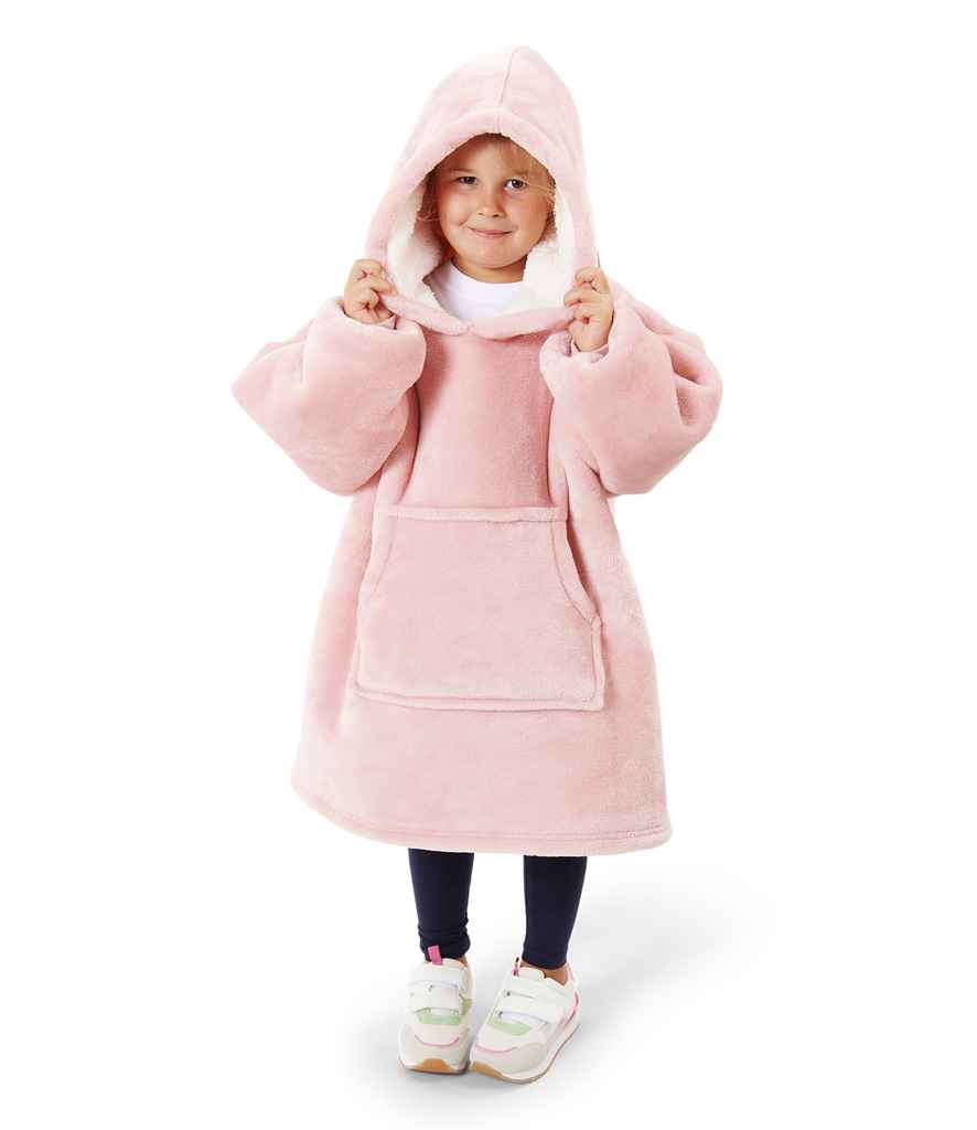 Brand Lab Kids Oversized Hooded Blanket | Blush Pink