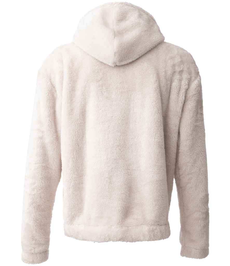 Brand Lab Unisex Fluffy Fleece Hoodie | Natural