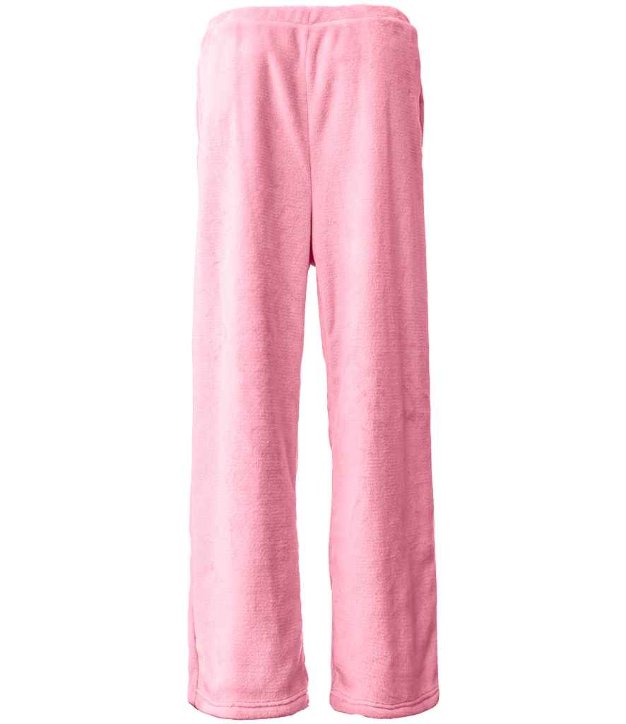 Brand Lab Ladies Plush Fleece Lounge Trousers | Blush Pink