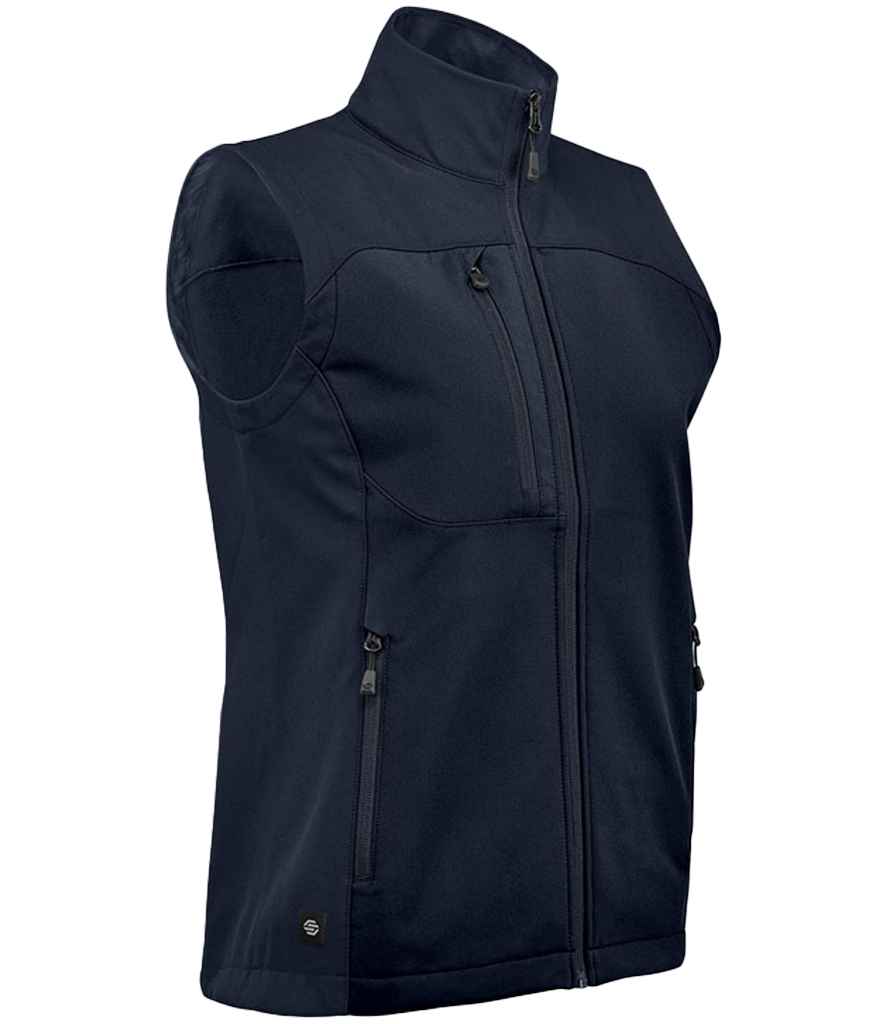 Stormtech Ladies Cascades Soft Shell Bodywarmer | Navy/Navy