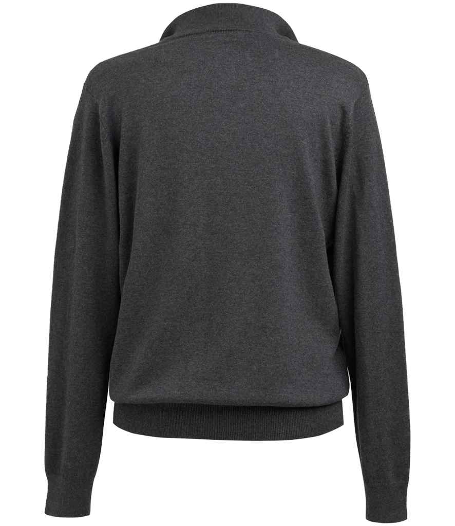 Brook Taverner Copenhagen 1/4 Zip Jumper | Charcoal