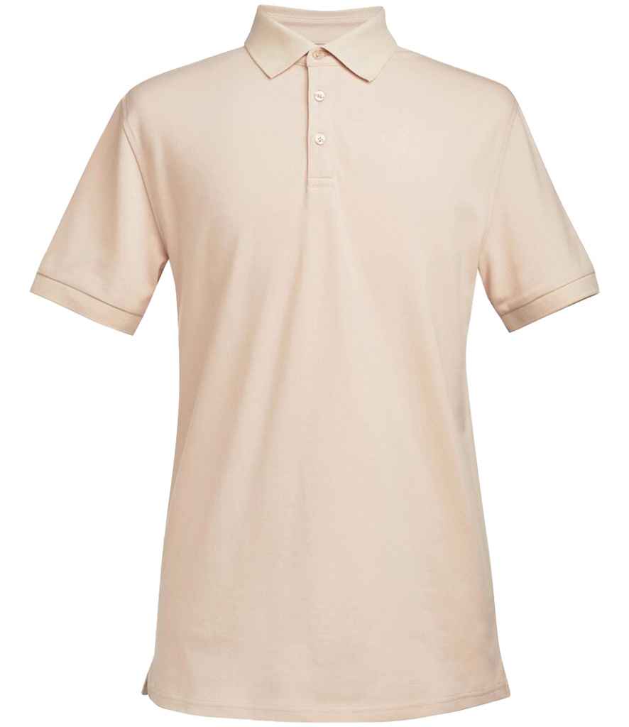 Brook Taverner Hampton Premium Cotton Polo Shirt | Sand