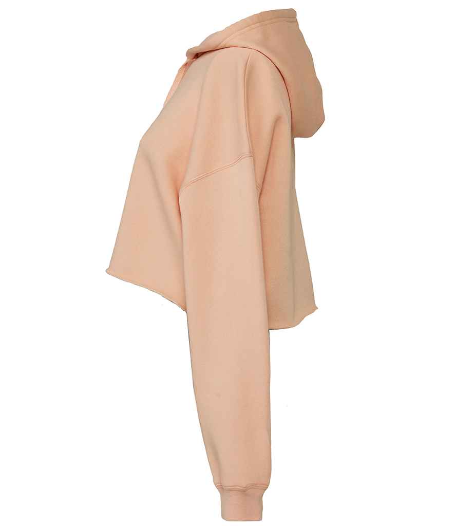 Bella Ladies Cropped Hoodie | Peach