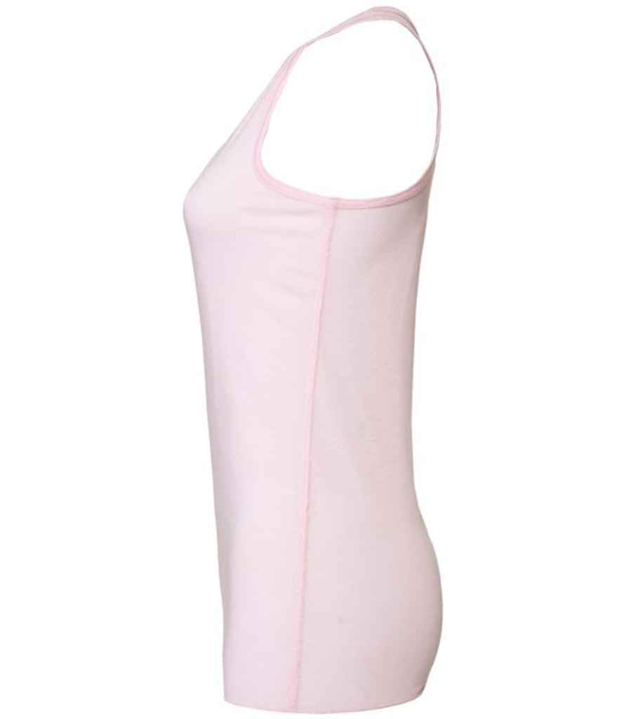 Bella Ladies Flowy Racer Back Tank Top | Soft Pink