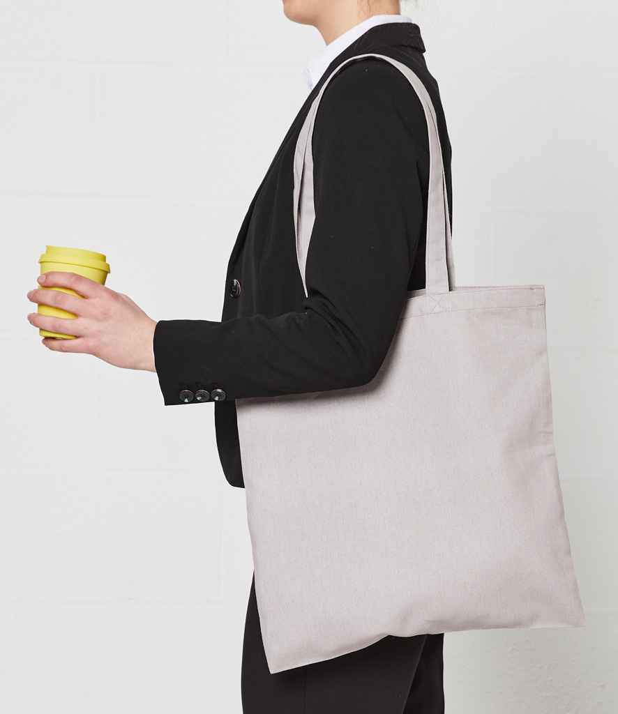 Brand Lab Cotton Long Handle Shopper | Silver