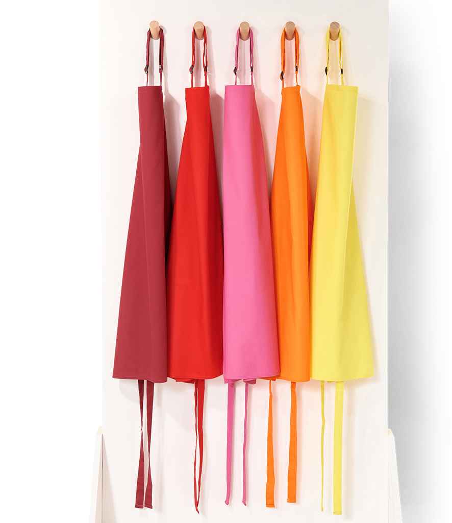 Brand Lab Adjustable Bib Apron | Burgundy