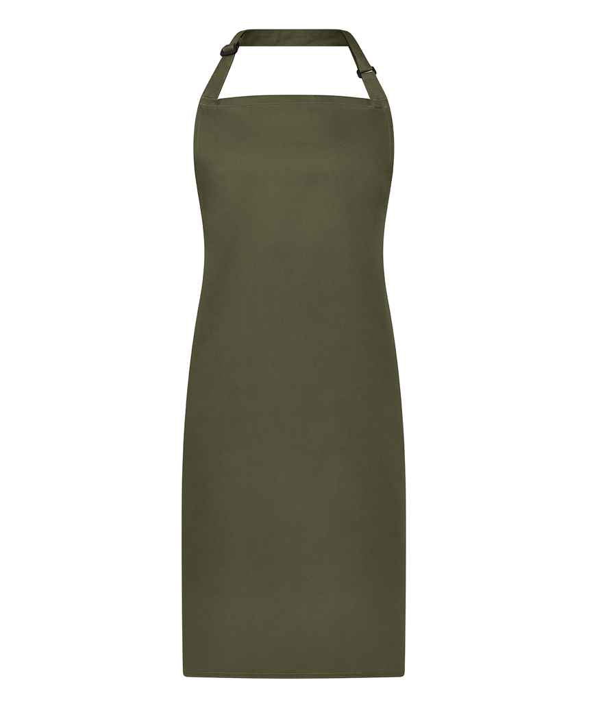 Brand Lab Adjustable Bib Apron | Olive Green