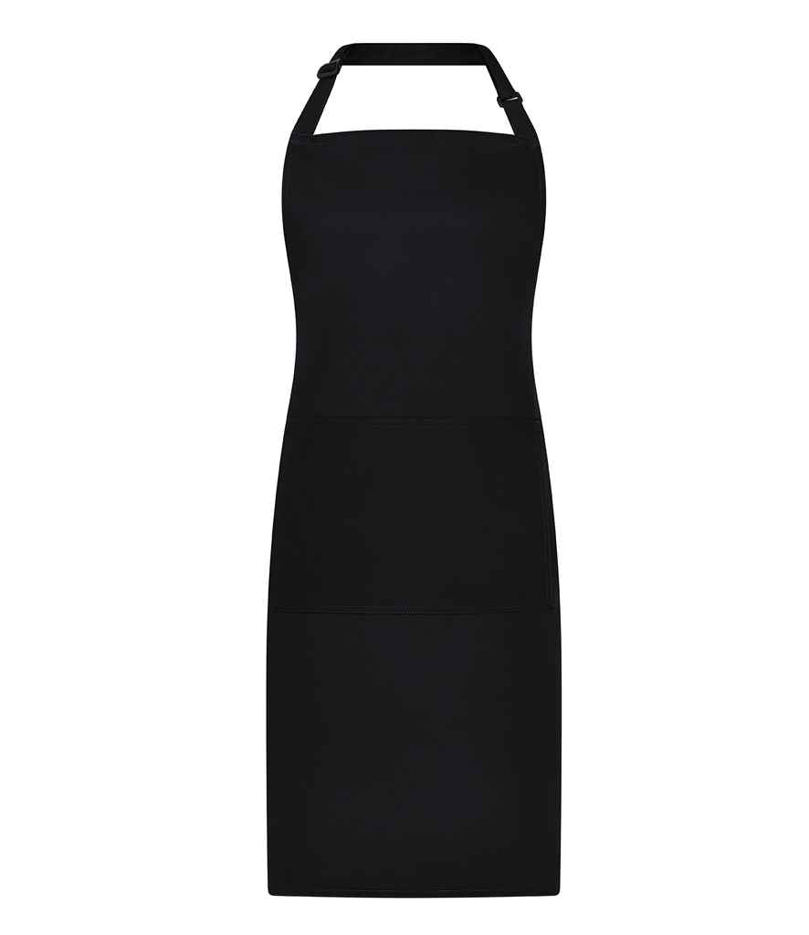 Brand Lab Adjustable Bib Pocket Apron | Black
