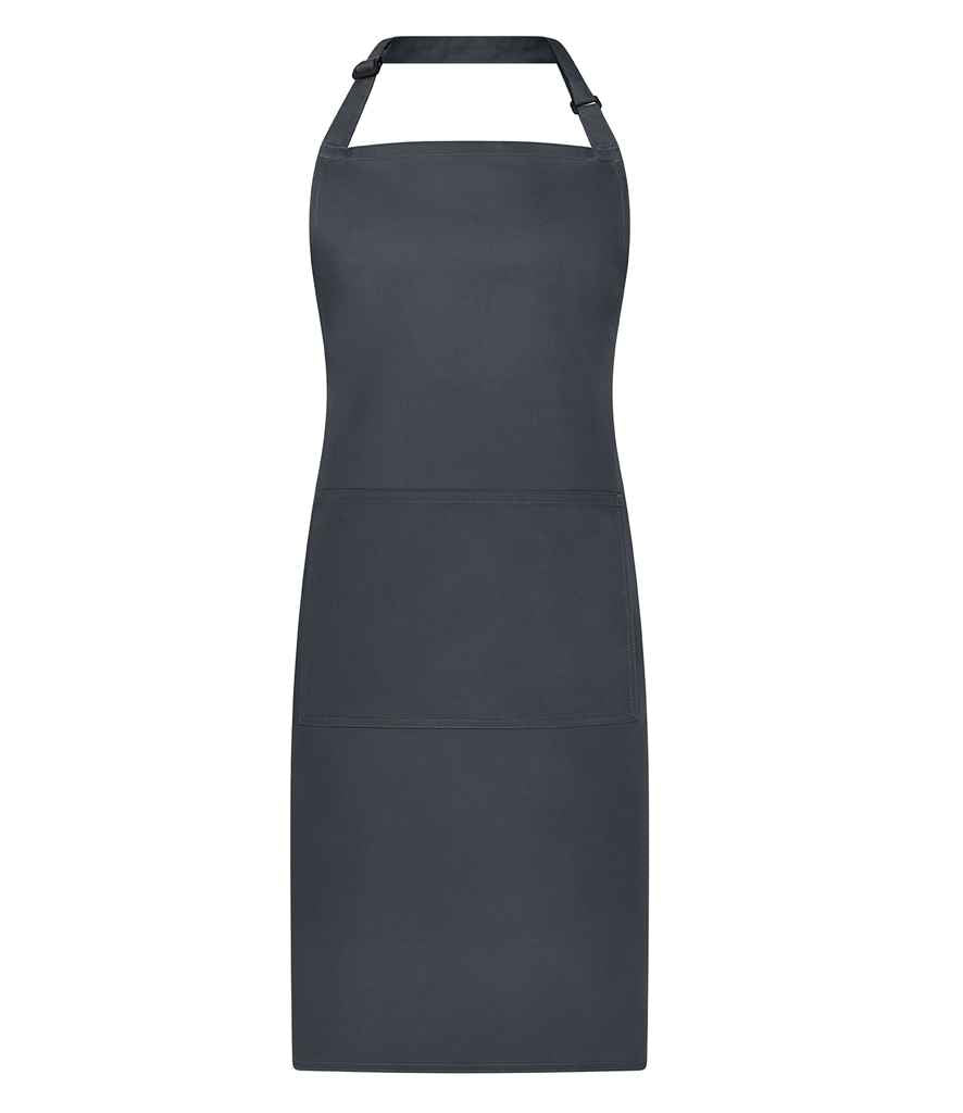 Brand Lab Adjustable Bib Pocket Apron | Charcoal