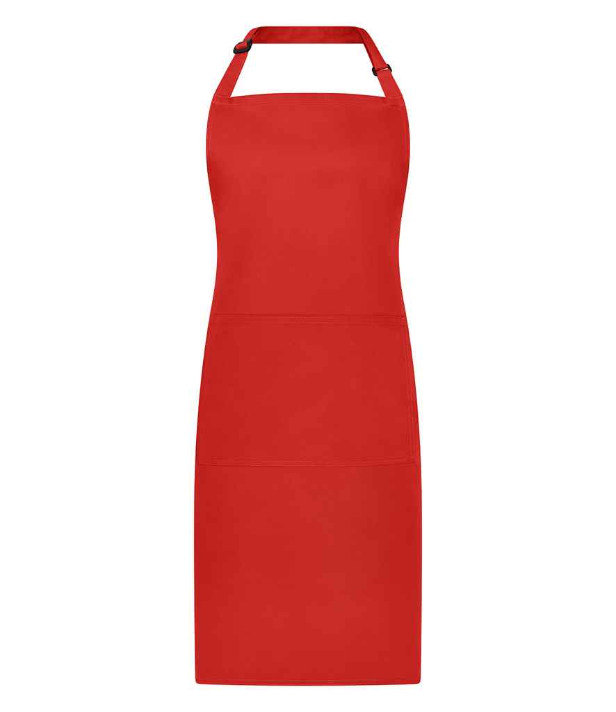 Brand Lab Adjustable Bib Pocket Apron | Red