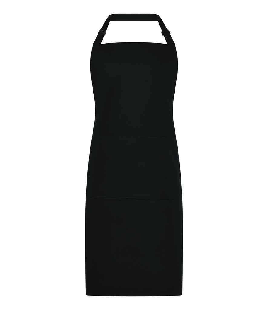Brand Lab Organic/Recycled Bib Pocket Apron | Black