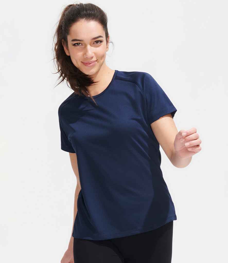 SOL'S Ladies Sporty Performance T-Shirt | French Navy
