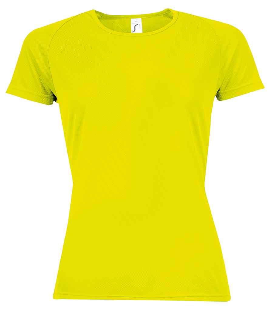 SOL'S Ladies Sporty Performance T-Shirt | Neon Yellow