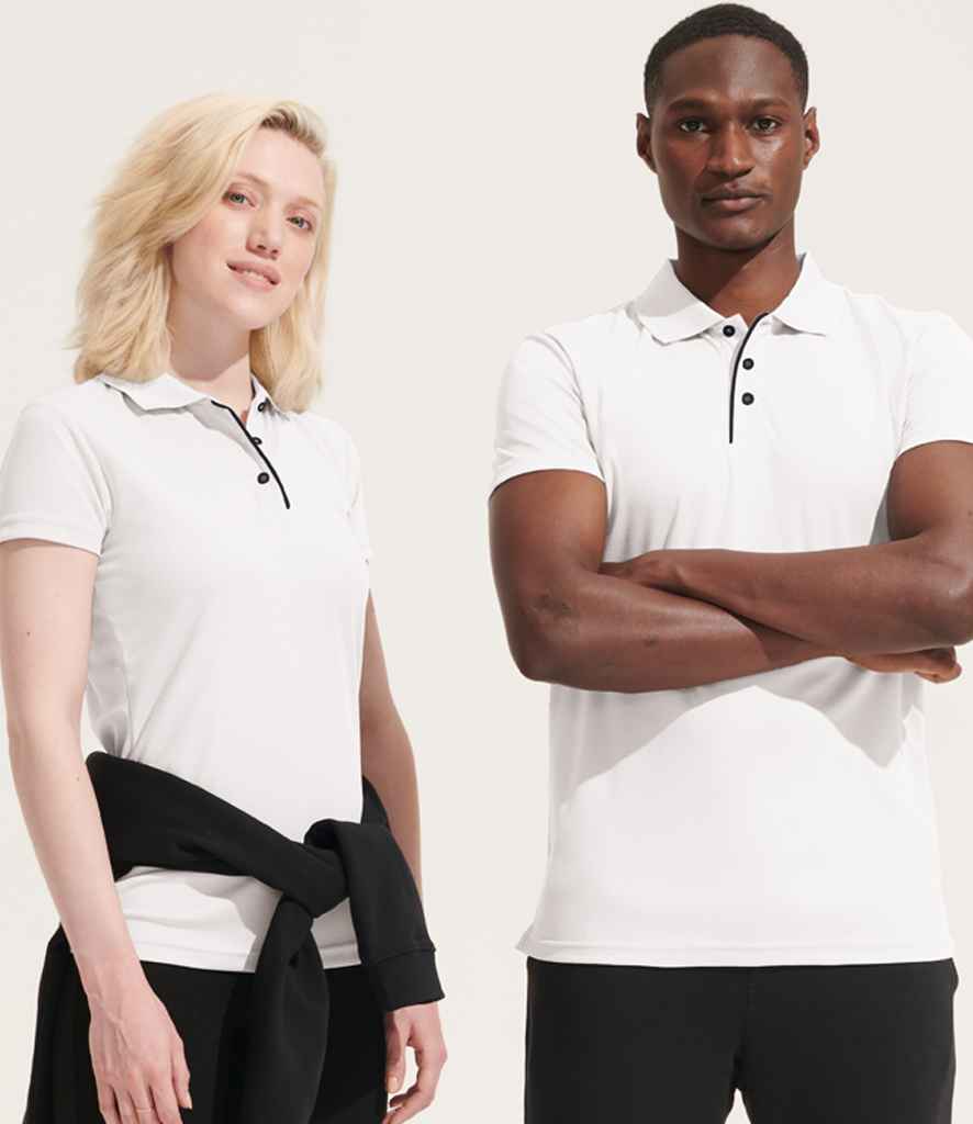 SOL'S Performer Piqué Polo Shirt | White