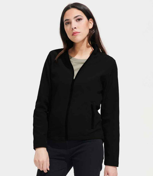 SOL'S Ladies Race Soft Shell Jacket | Black