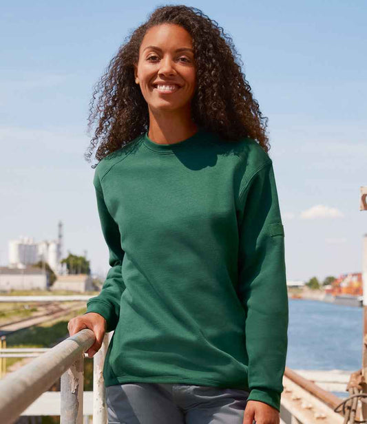 Russell Heavyweight Sweatshirt | Bottle Green