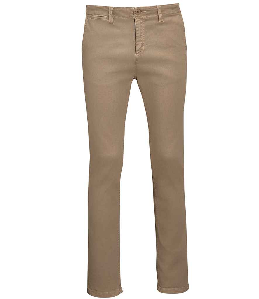 SOL'S Jules Chino Trousers | Chestnut