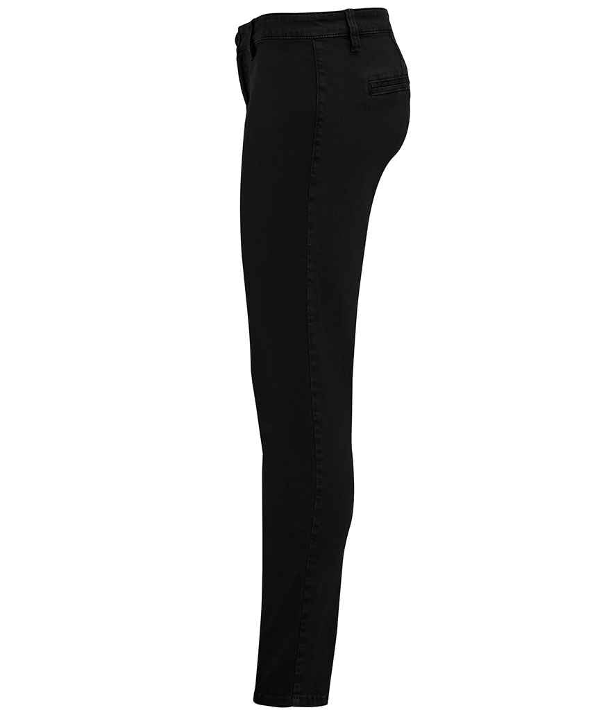 SOL'S Ladies Jules Chino Trousers | Black