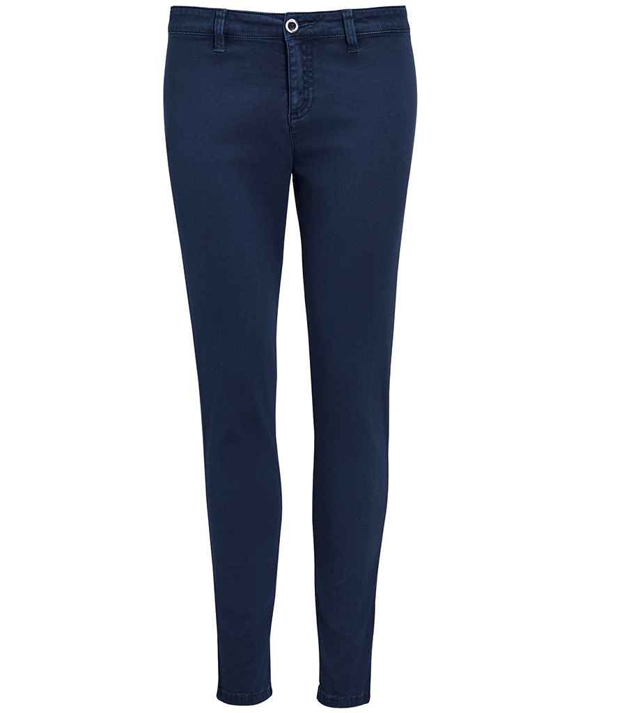 SOL'S Ladies Jules Chino Trousers | French Navy