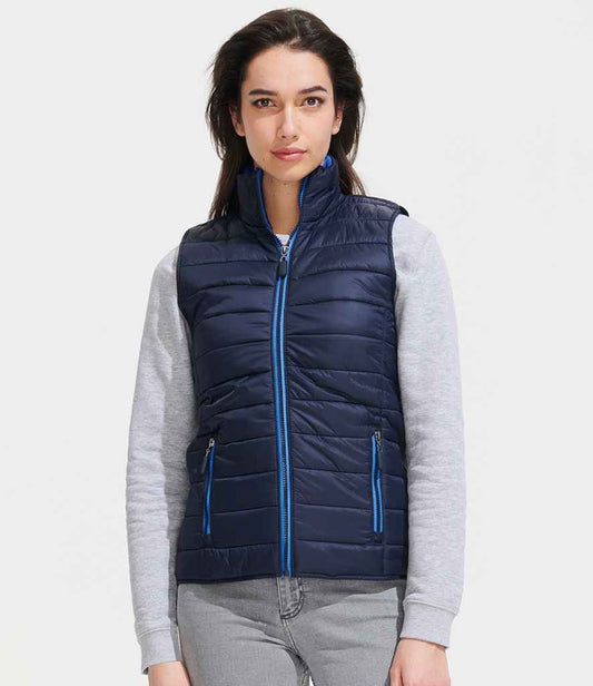 SOL'S Ladies Wave Bodywarmer | Navy