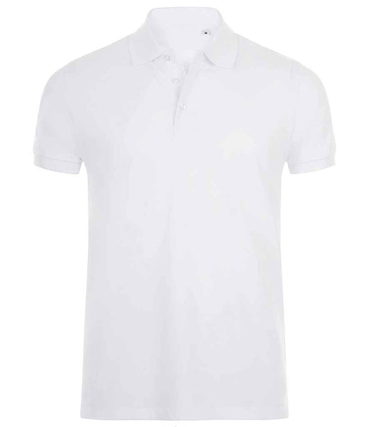 SOL'S Phoenix Piqué Polo Shirt | White