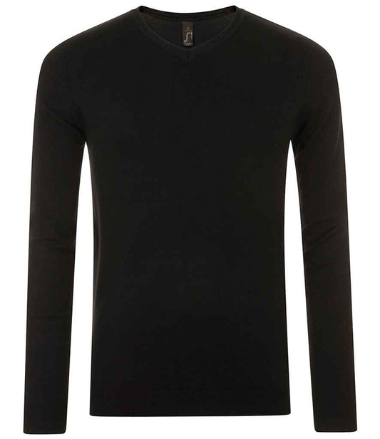SOL'S Glory V Neck Sweater | Black