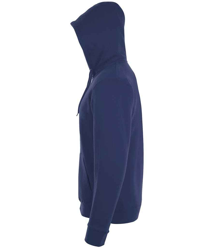 SOL'S Stone Zip Hooded Sweatshirt | French Navy