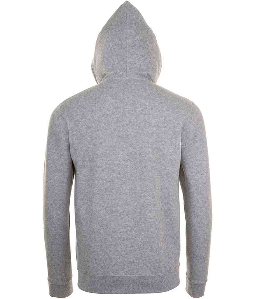 SOL'S Stone Zip Hooded Sweatshirt | Grey Marl