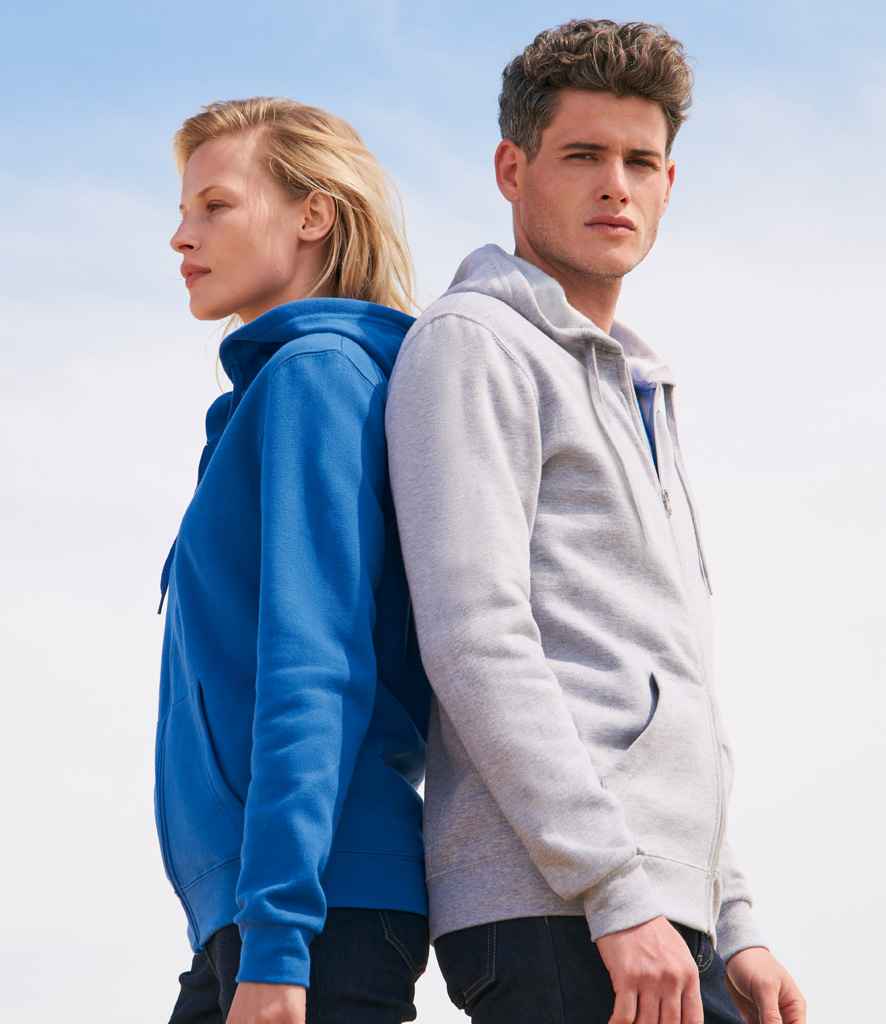 SOL'S Stone Zip Hooded Sweatshirt | Grey Marl