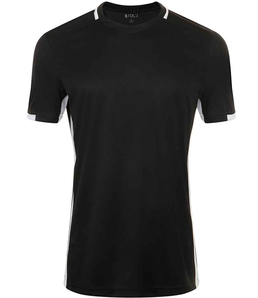 SOL'S Classico Contrast T-Shirt | Black/White