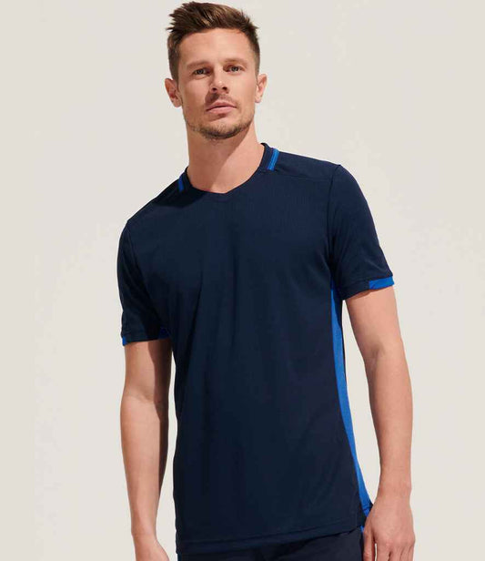 SOL'S Classico Contrast T-Shirt | French Navy/Royal Blue