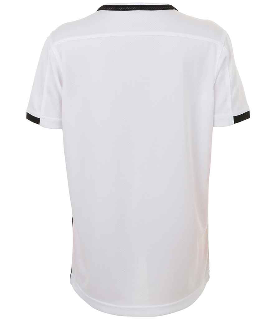 SOL'S Kids Classico Contrast T-Shirt | White/Black
