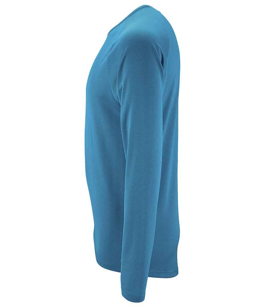 SOL'S Sporty Long Sleeve Performance T-Shirt | Aqua