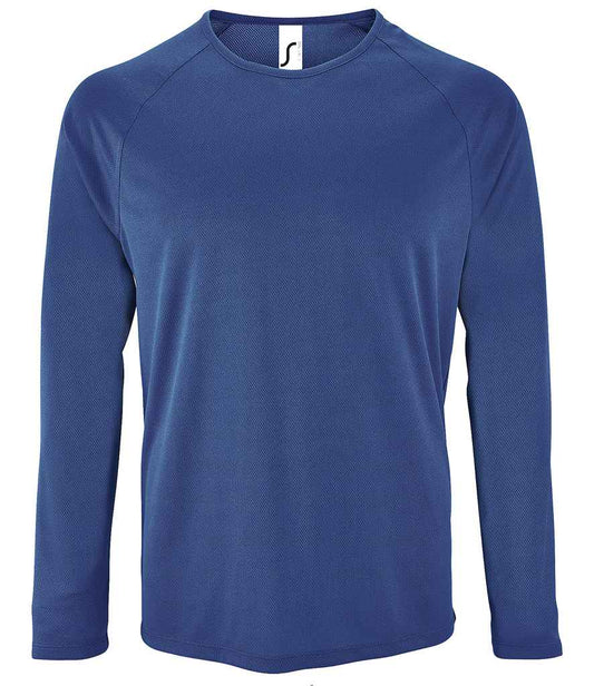 SOL'S Sporty Long Sleeve Performance T-Shirt | Royal Blue