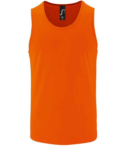SOL'S Sporty Performance Tank Top | Neon Orange