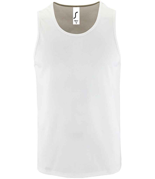 SOL'S Sporty Performance Tank Top | White