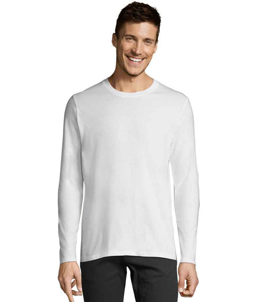 SOL'S Imperial Long Sleeve T-Shirt | White