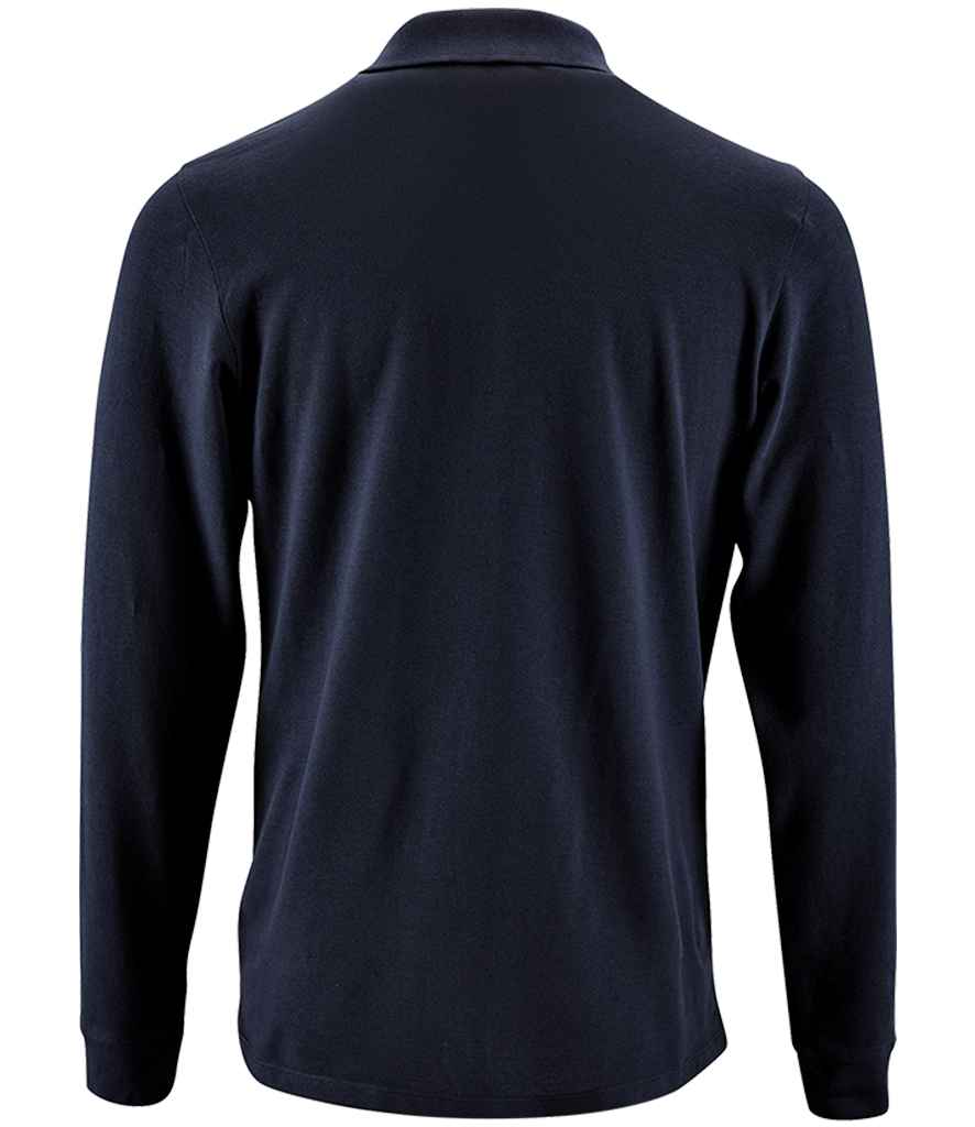 SOL'S Perfect Long Sleeve Piqué Polo Shirt | French Navy