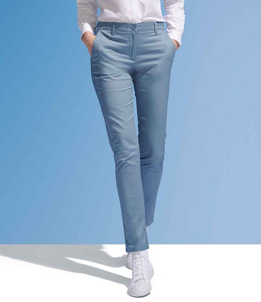 SOL'S Ladies Jared Stretch Trousers | Creamy Dark Blue