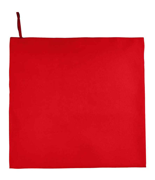 SOL'S Atoll 100 Microfibre Bath Sheet | Red