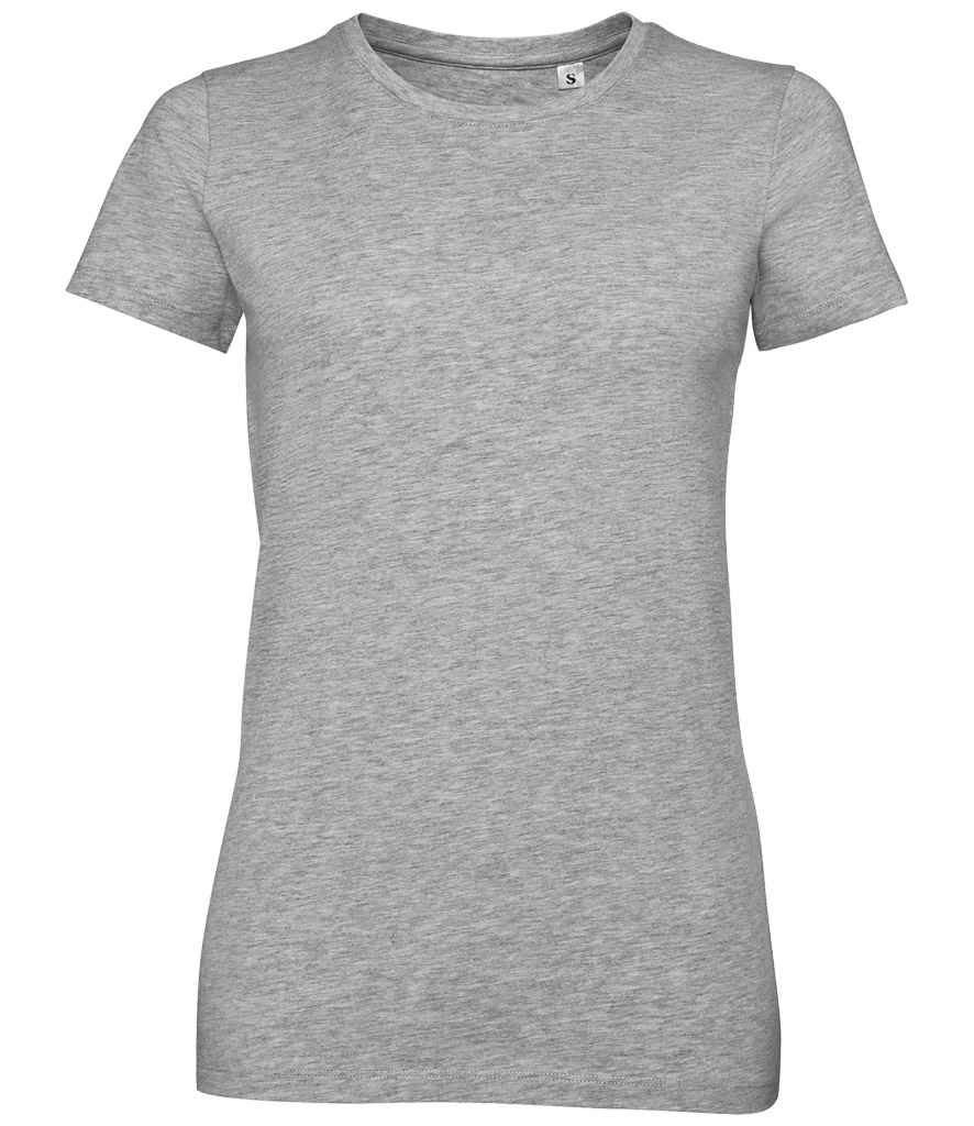 SOL'S Ladies Millenium Stretch T-Shirt | Grey Marl