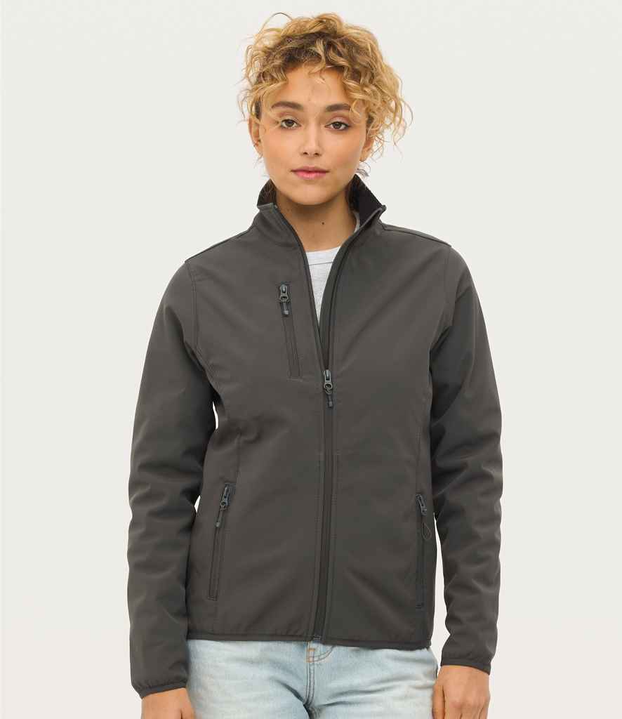SOL'S Ladies Radian Soft Shell Jacket | Charcoal