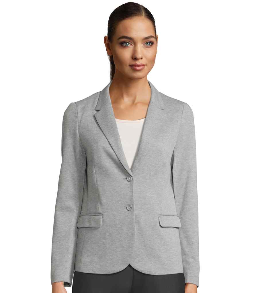 NEOBLU Ladies Marcel Piqué Blazer | Grey Marl