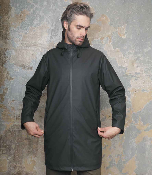 NEOBLU Antoine Wax Parka Jacket | Deep Black