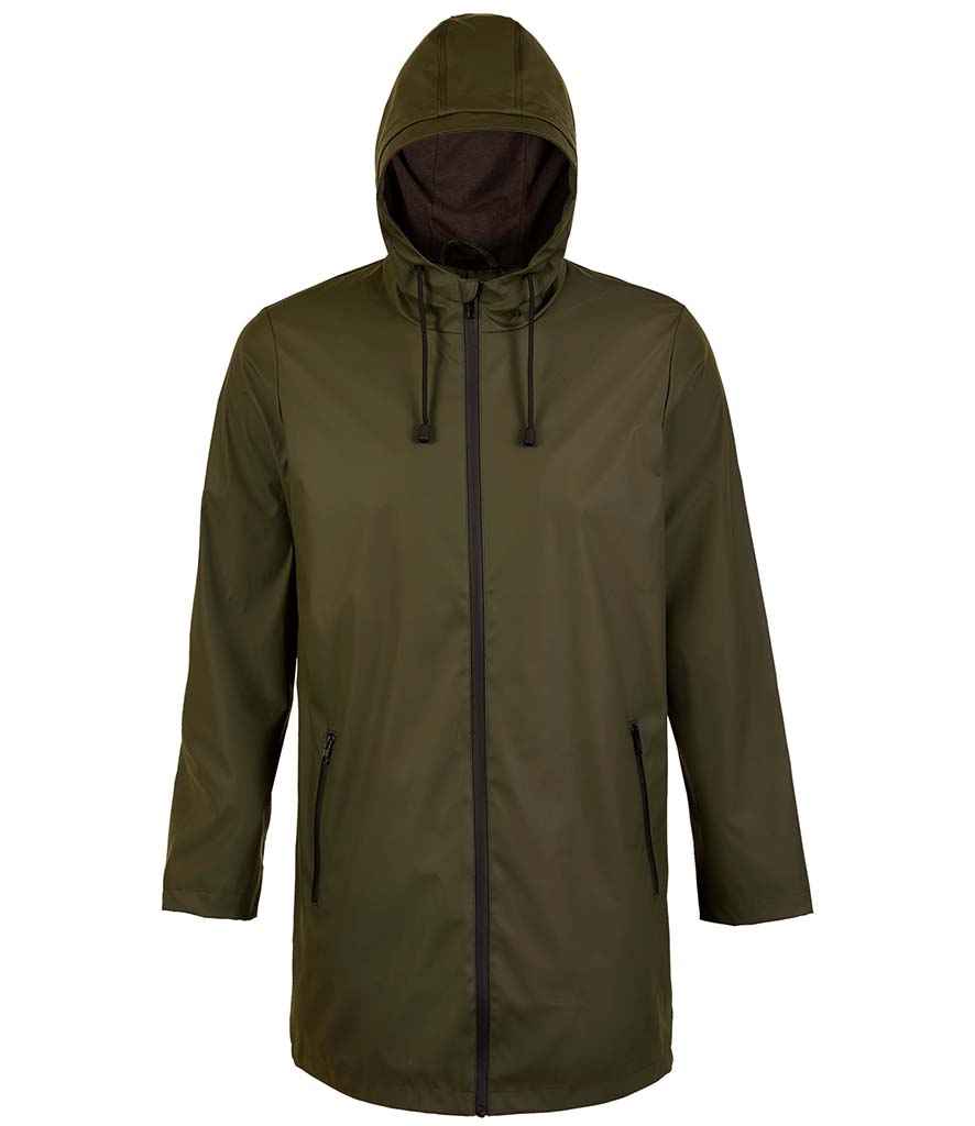 NEOBLU Antoine Wax Parka Jacket | Deep Khaki