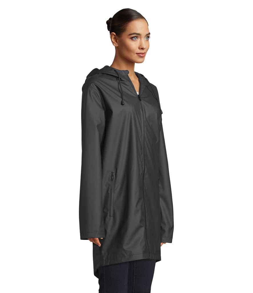 NEOBLU Ladies Antoine Wax Parka Jacket | Deep Black