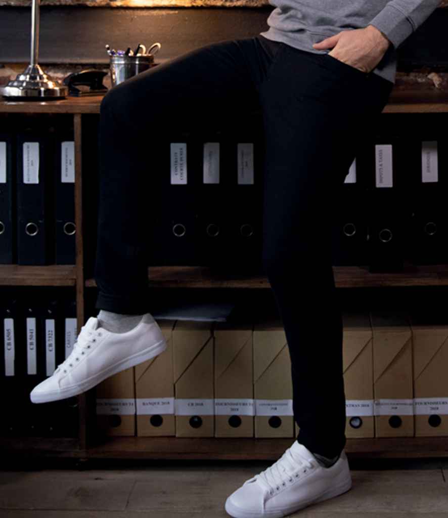 NEOBLU Gustave Chino Trousers | Deep Black