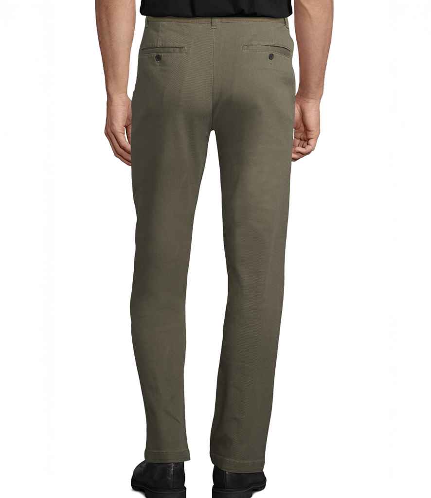 NEOBLU Gustave Chino Trousers | Deep Khaki